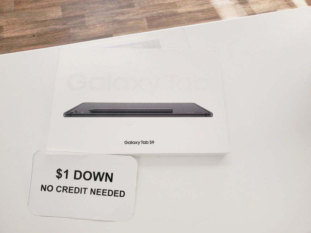 Samsung Galaxy Tab S9 Tablet - Pay $1 DOWN AVAILABLE - NO CREDIT NEEDED