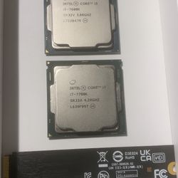 🔥 Intel i7-7700K & i5-7600K CPUs + 256GB SSD – Tested & Working! 🔥