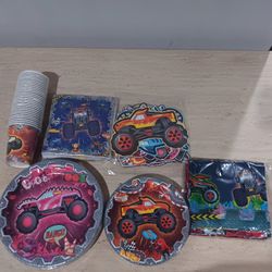 ((New)) Monster Truck Party Kit