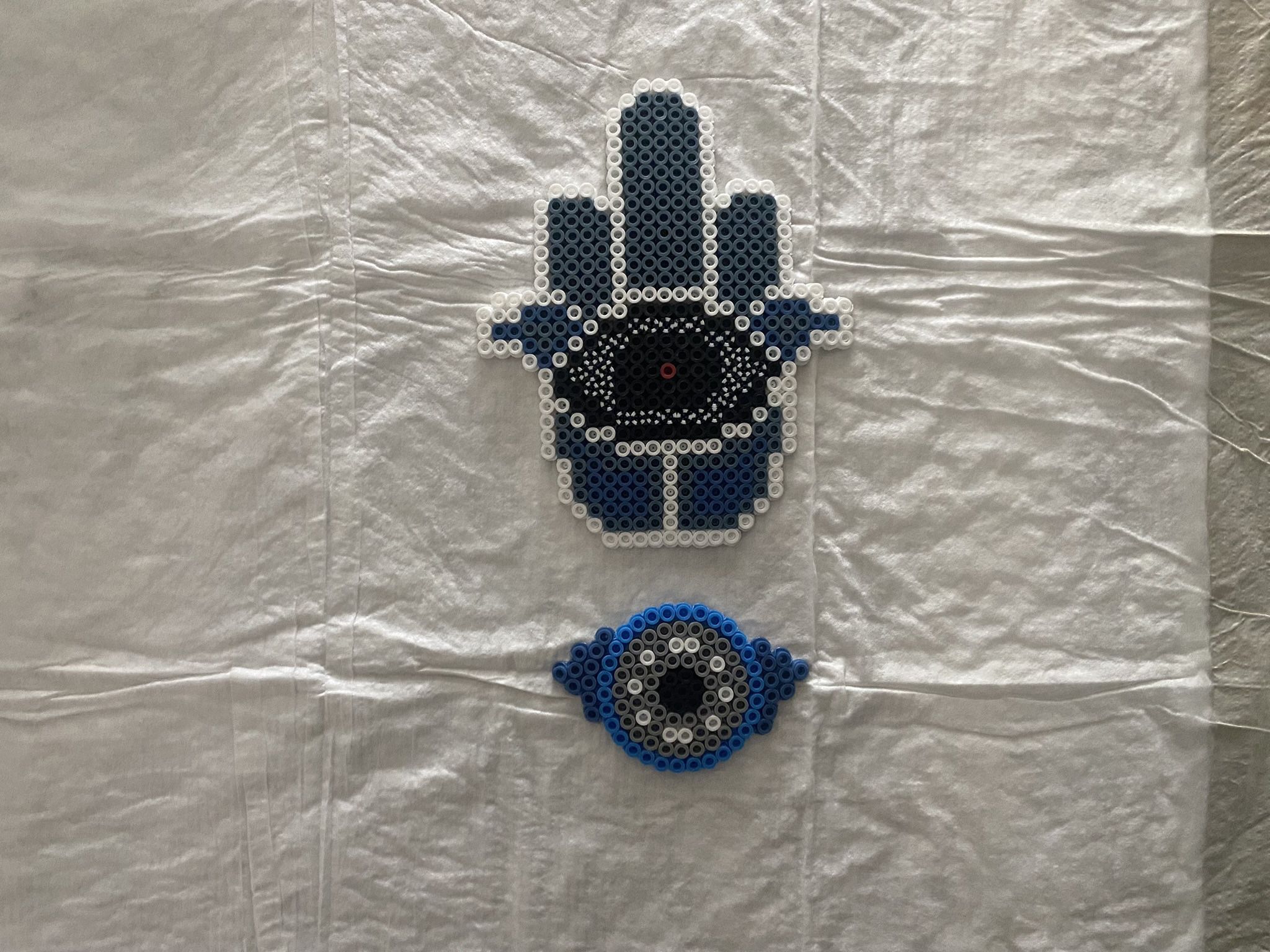 Hamsa Perler Bead 