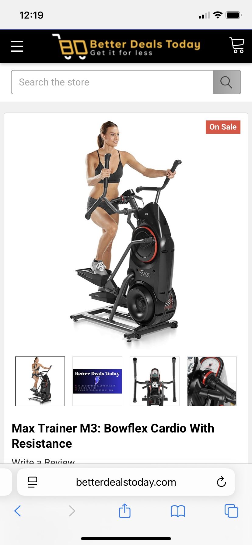 Bowflex M3 Elliptical