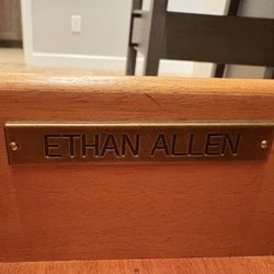 ETHAN ALLEN Clarendon console Desk - Gray Contemporary Console Desk