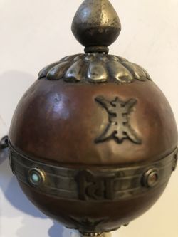 Tibetan Buddhist handheld prayer wheel Great Condition $600