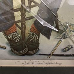 Hand Signed Robert Charles Howe 129/2000 Norman Rockwell Saturday Evening Post 