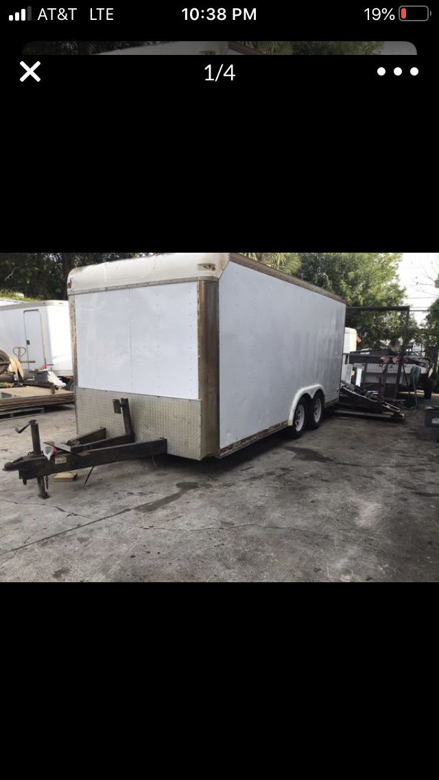 7 x 14 Enclosed cargo/landscape trailer with ramp