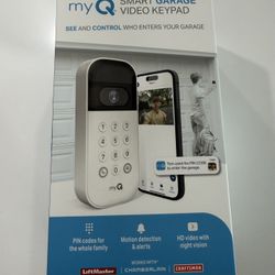 MyQ Smart Garage Video Keypad