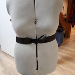 Black Bow Waist Belt