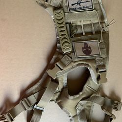 Tan Tactical Dog Harness/Vest! New!