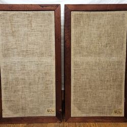 Pair Acoustic Research AR3a AR-3A Speakers Solid Wood Cabinet, Tested!

