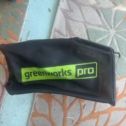 Greenworks Lawn Mower Bag Bagger Bagging Grass