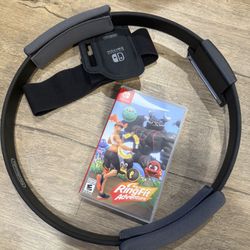 Nintendo Switch Ring Fit Adventure – Ring-Con & Leg Strap + Game