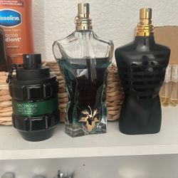 Jpg le male parfum,le beau, and spicebomb
