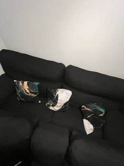Leather Reclining Sofa