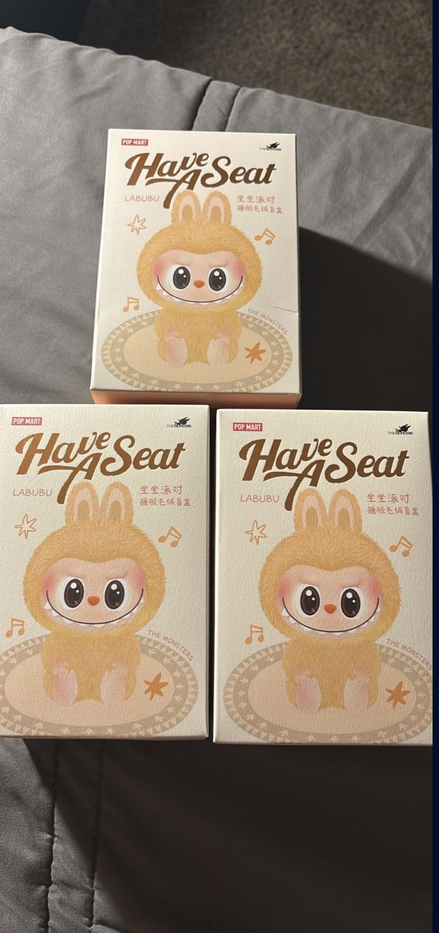 Labubu “Have a seat” (Brand new Unopened)