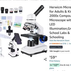 NEW PRECISE MICROSCOPE 