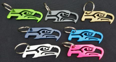 Seahawk Keychain Bottle Openers