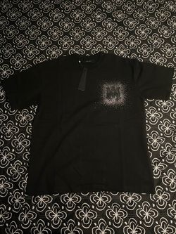 Amiri Black MA Logo Crystal T-Shirt