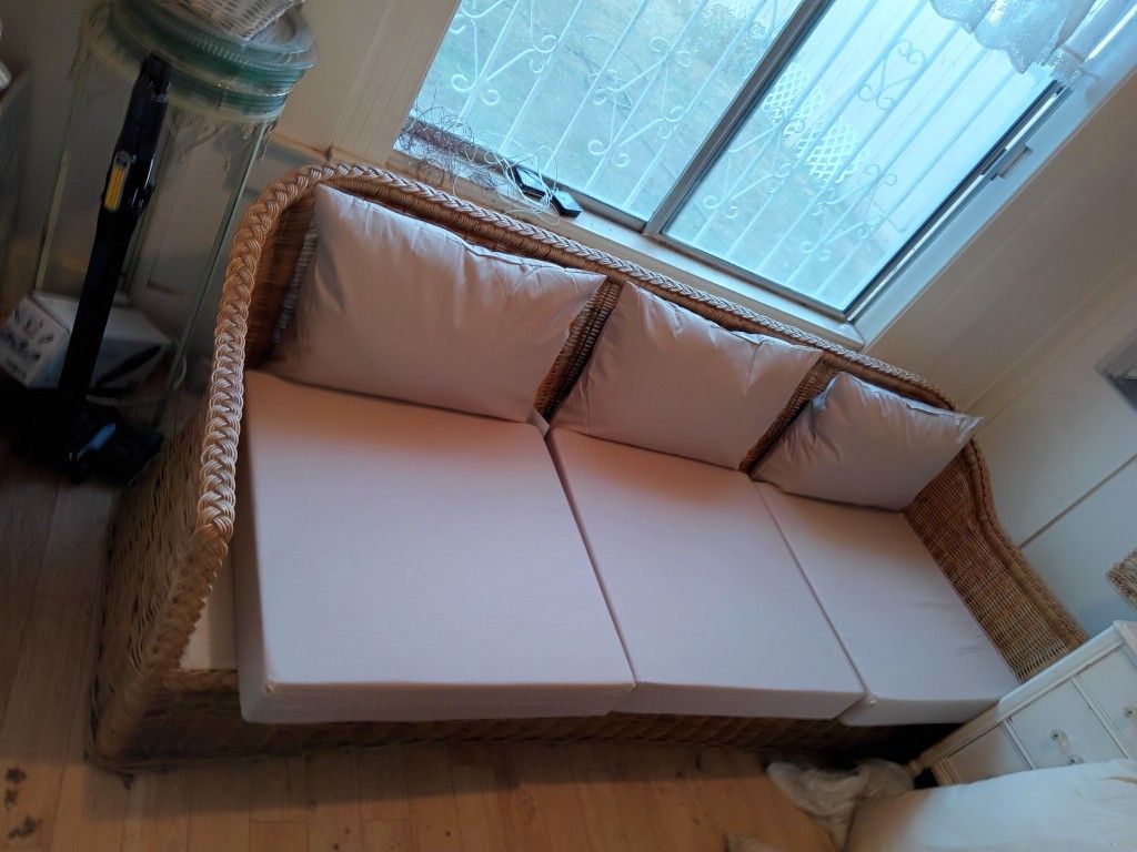 Wicker Couch