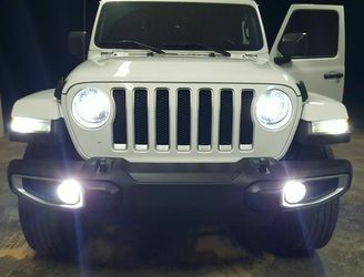 2 pcs LED Car Headlights, Fogs, & Daytime (White 6500k, 8000 Lumens) *6 Months Warranty*