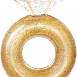 Inflatable Diamond Ring Pool Float