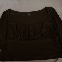 Long Sleeve Crop Top
