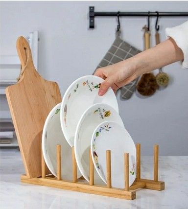 Bamboo Storage Holder Organizer