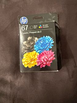 HP 67 Ink Cartridges 2-Pack Black & Tri-Color