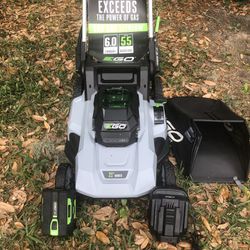 New Ego 2100 56v Push Mower With New 6ah Battery 