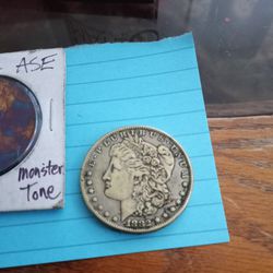 2014 Silver Dollar Monster Tone/1882 Silver Morgan Dollar