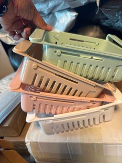 New refrigerator organizers for 4x$10