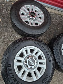 Ford f250 rims good tires