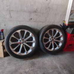 4 Rims Whit  Tires  20 Inch For Ford Explorer 