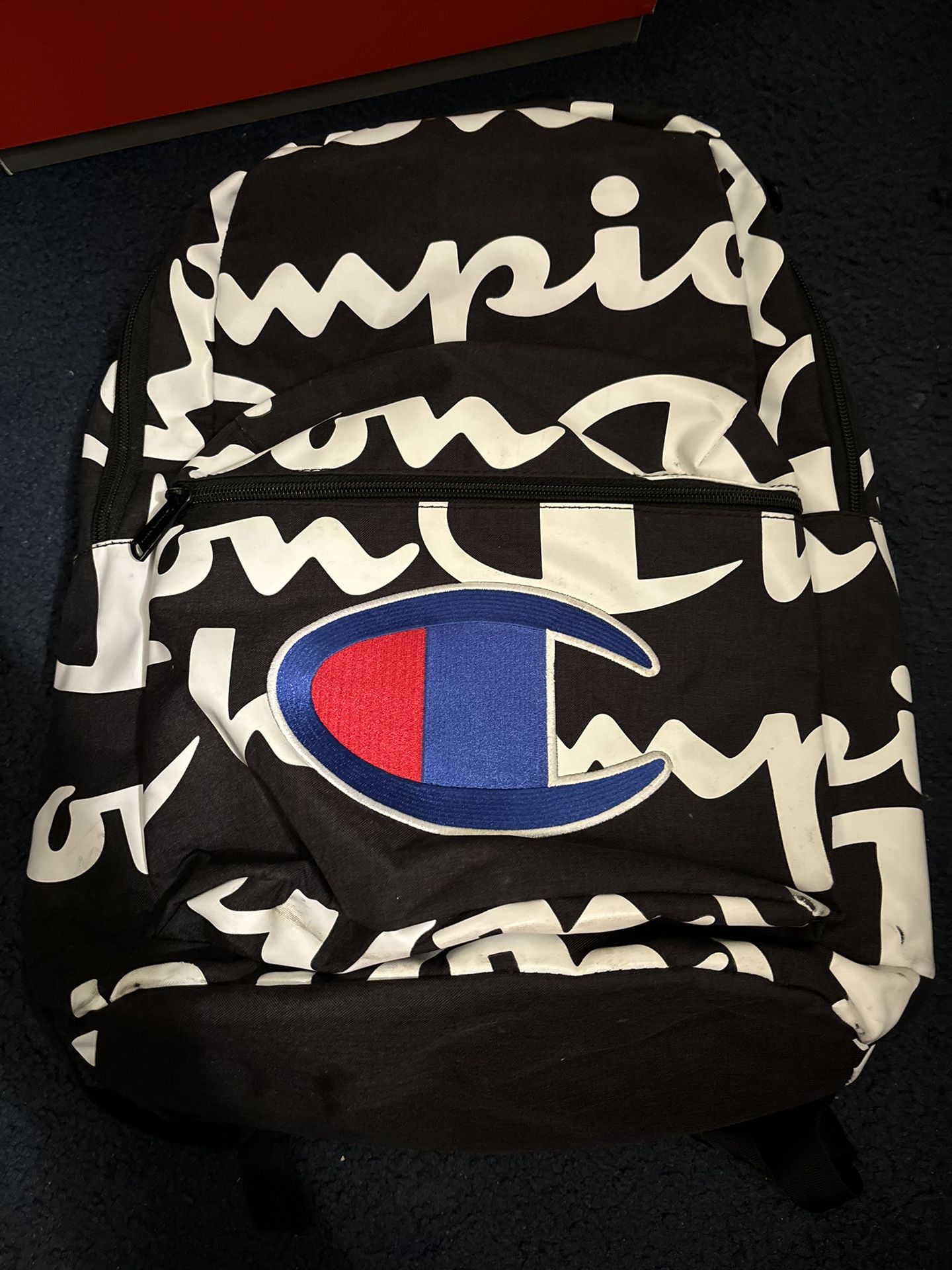 Black And White Champion Bag/backpack