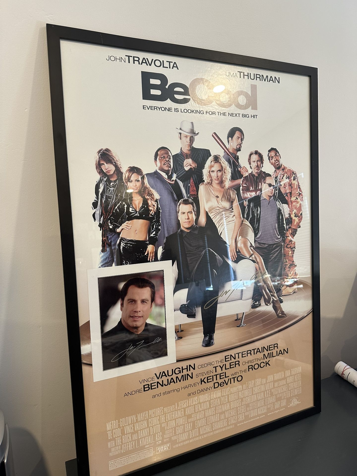 Signed “Be cool” Movie Poster