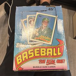 1989 Topps Baseball Wax Box w/ 30 Unopened Packs (Original Box)”