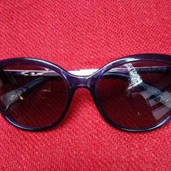 Furla Sunglasses  SFU257K 53-18  Navy Blue Gold 