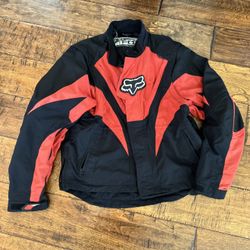 Fox Racing 360 Motocross Convertible Jacket Tech Men’s Sz Large Black Red