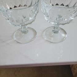Pair of Vintage Champagnes/Tall Sherberts by Arococ France