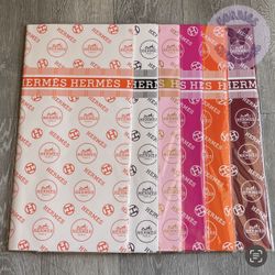 Hermes Floral Bouquet Wrapping Paper