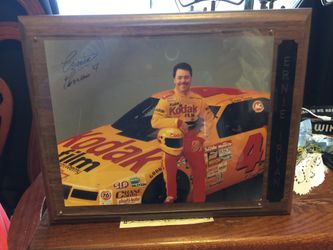 #4 autograph nascar Ernie Irvan postcard