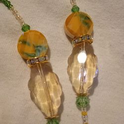 Necklace And Bracelet Set Handmade 💛 💚