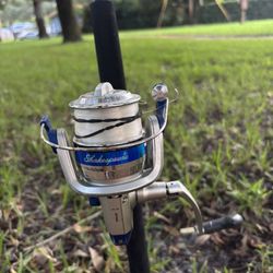 🎣 Preowned Shakespeare 50 Reel with Mono and Preowned Shakespeare Catch More Fish 2PC 7FT Rod 🔥