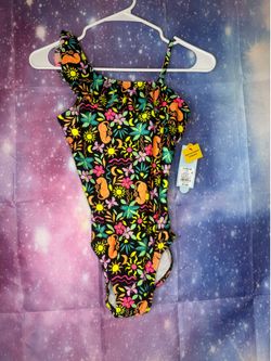 New cat & Jack one piece swimsuit size girls large