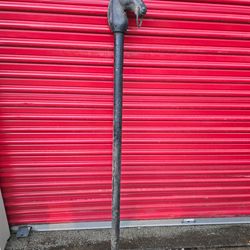 Vintage Cast Iron Horse Head Topper Hitching Post