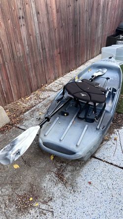 Grey Ascend 9R SPORT SIT-ON with Paddle and Seat