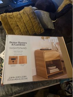 BRAND NEW IN BOX NIGHTSTAND… COSTS $140…GIVE ME $75