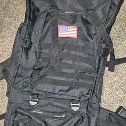 80L Large Capacity Black Tactical Bag 