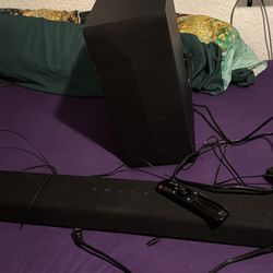 Bluetooth Soundbar And Subwoofer
