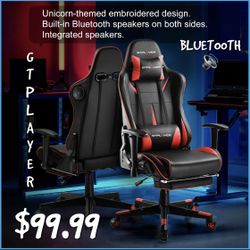 GTPLAYER GAME CHAIR BLUETOOTH NEW 
