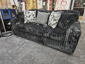 New in stock Ashley Midnight Madness Onyx Black Living Room Set sofa loveseat special
